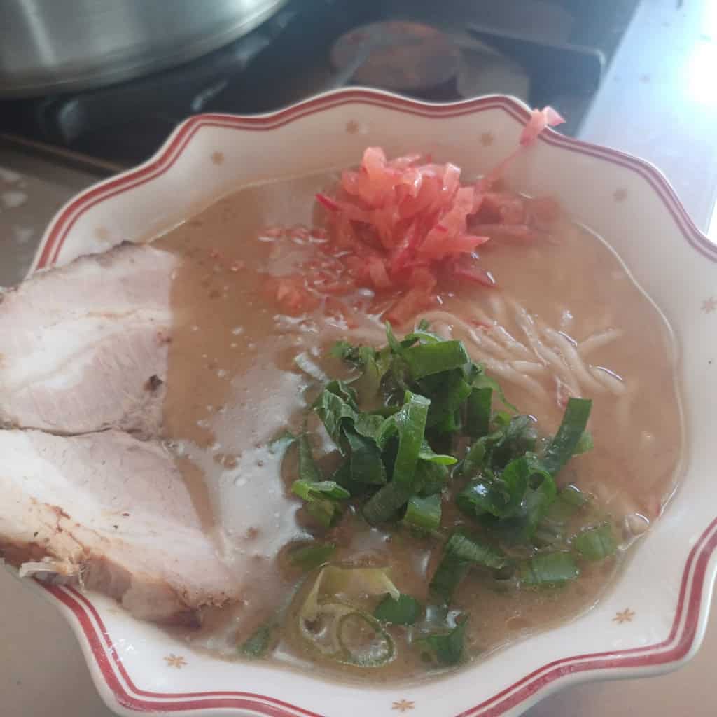 Mon premier ramen tonkotsu